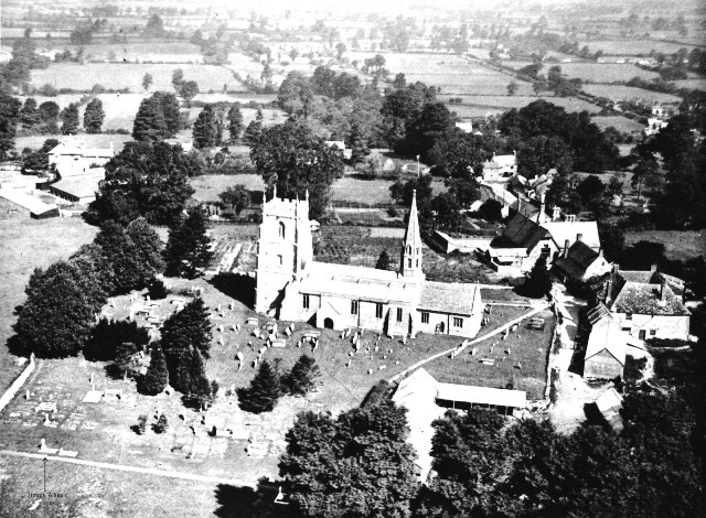 Wanborough Church in the 1930s